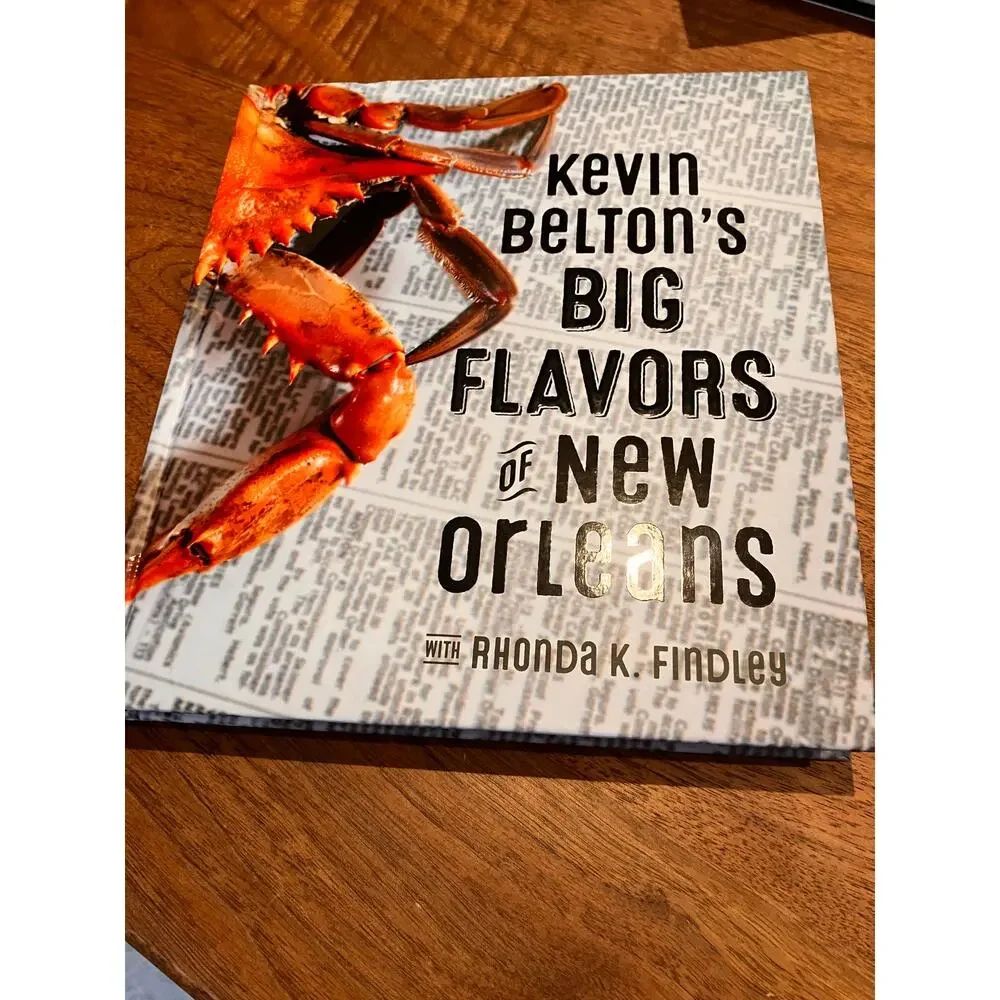 New Orleans Cookbook Lot of (2) Kevin Belton TOM‎ FITZMORRIS